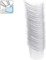 65 Pcs 5ml Disposable Eye Wash Cups Portable Plastic Measuring Cup Eye Flush Cleaning Cups