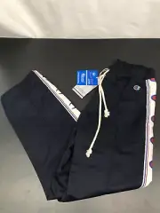 NWT-Champion 213074 Men's Reverse Weave Straight Hem Pants Navy Blue Size Small