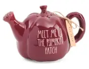 CUTE!! Rae Dunn "MEET ME IN THE PUMPKIN PATCH" Ceramic Watering Can