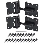 Self Closing Gate Hardware Hinges Heavy Duty for Wooden/Vinyl/PVC Fences90 De...