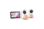 VTech Full Colour Baby Infant Video & Audio Monitor Twin Camera Pack White