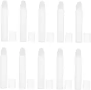 Ipetboom 10pcs Travel Refillable Roller Bottles for Perfumes and Essential Oils Portable Empty Cosmetic Containers Convenient and Versatile Design for Go Use