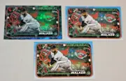 CHRISTIAN WALKER (3) 2024 HOLIDAY TREE METALIC & BASE #H32 ARIZONA DIAMONDBACKS