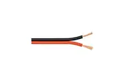 Goobay Speaker Cable ( 2 x 0.75 mm2) CCA 25M - Red/Black for Speakers/Receivers/Power Amplifiers/Hi-Fi Systems - Red/Black