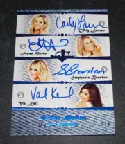 2015 Benchwarmer Daizy Dukez QUAD Auto/2 LAUREN Hinton BRANTON Val Keil PLAYBOY