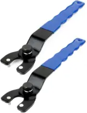 2 Pieces Adjustable Angle Grinder Spanner Universal 8-50mm Pin Wrench