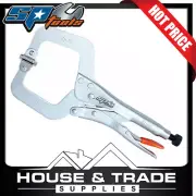 SP Tools C Clamp Locking Pliers 150mm 6" Swivel Pads SP32655