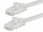 10 Cat6a Ethernet Network Patch Cable RJ45 23AWG 600M Solid Copper Wire 3' White