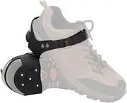 [Depisuta] Good Elasticity Silicone 5 Teeth Excellent Adhesion Shoe Grip Spike, Crampons, for Hiking Boots Climbing Sports Shoes Boots(L39-42)