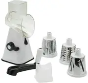 Rotary Drum Grater Chopper Slicer Kitchen Vegetable Food Manual Fruit Cutter AU