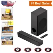 2.1 Compact Sound Bar with Subwoofer - HDMI ARC & Bluetooth 5.0, 140W, 16 Inch