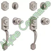 *2-Packs* Kwikset Montara X Juno Knob SmartKey Deadbolt Satin Nickel 95530-018