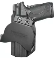Rounded Smith & Wesson M&P SHIELD 380 EZ OWB KYDEX Paddle Holster (12951693)