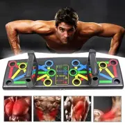 9 in 1 Board System Fitness Workout Push Up Rack Gym Training Exercise Stand