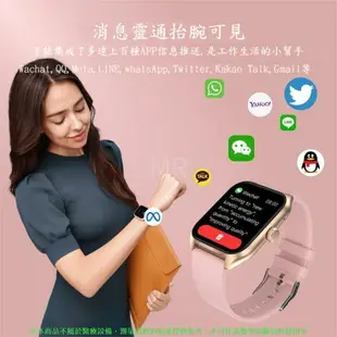【免運】新品無創血糖QX5智慧手錶 藍牙通話 體溫 心率血氧檢測 大屏 支持line Facebook通話