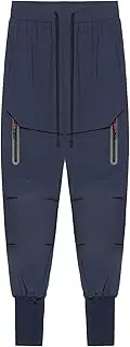 [Generic] Mens Athletic Joggers Pant with Zipper Pockets Lightweight Stretch Sweatpants Slim Fit Cargo Fitness Tapered Track Pants