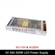 AC 110V/220V to Output 5V 40A 200W Power Supply A-200AF-5 For LED Display Screen