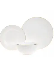 Godinger Saba Gold 18pc Dinnerware Set