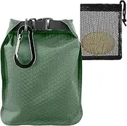 Travel Soap Bag Waterproof Leakproof Travel Soap Case Box Quick Drying Soap Bag for Soap Bar Portable Sealing Soap Holder with Soap Lathering Bag and Carabiner forTravel, Camping, Outdoor, Green,