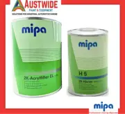 MIPA 2K PRIMER KIT EL GREY 5 LITRE 4:1 HIGH BUILD AUTOMOTIVE 1 L H10 HARDENER