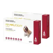 Revolution 12 pack for dogs 10- 20kg Red Plus Free Canex Worming Tablets