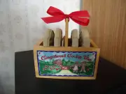 BROWN BAG COOKIE ART STAMPING TILES "GINGERBREAD COOKIE TILES" NEW IN BOX