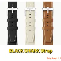 在飛比找蝦皮商城精選優惠-XIAOMI Blackshark 皮革錶帶不銹鋼錶帶 22