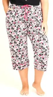 TS TAKING SHAPE plus sz S / 16 Bamboo Love Hearts Pajama PJ Pants sleepwear NWT!