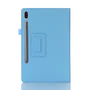 MCC For Samsung Galaxy Tab S7 FE 12.4" 2021 Folio Case Cover T730 T736 S7FE [Sky Blue]