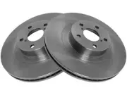 Front TRQ Brake Rotor Set fits Subaru Outback 2005-2014 15FVFB (for: Subaru)
