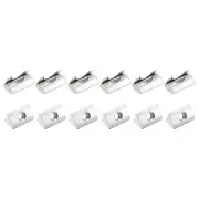 Roll in Spring T Nuts (M6x20mm) 25Pcs, Carbon Steel Spring Loaded T Nut