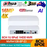 Dahua 16MP 8CH 8PoE AI WizSense Network Video Recorder NVR4108-8P-EI Heat Map