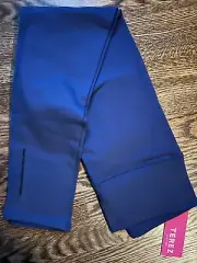 Terez Leggings Size Medium NWT Navy Blue Polyester Spandex