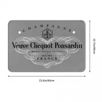 在飛比找蝦皮購物優惠-新款 Veuve Clicquot (2) 浴室法蘭絨地墊 