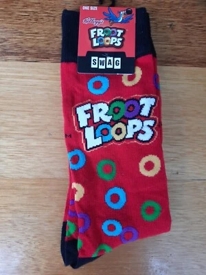 Pair Licenced Kellogg's Cereal Froot Loops Mens Womens socks