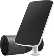 [EZVIZ] Outdoor Security Camera Wireless, Solar/Battery Operated Security Camera, 210-Day Battery Life, IP66 Waterproof, Color Night Vision, 1080P, Human Detection, Includes Solar Panel (BC1C 2MP KIT)