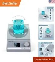 Lightweight Magnetic Stirrer with Timer - Perfect for Home Brewing & Experiments