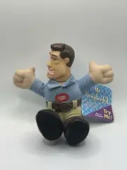 2003 Mr Wonderful Man 5" Talking Plush Doll-Key Clip-Original Tag