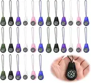 30 pcs Small Compass Bulk,Mini Compass for Kids,Mini Pocket Compasses,Mini Compass Survival,Compass Keychain,Multi-Color Outdoor Camping Hiking for Navigation and Orientation,Party