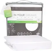 In Your Dreams Bamboo Waterproof Mattress Protector, King, 183 x 204 x 40/50 cm, White