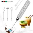 Milk Frother Handheld Rechargeable, Frother Wand Drink Mixer Electric Whisk for