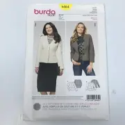 Jacket Size 8-18 UNCUT Sewing Pattern Burda 6464