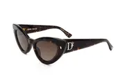 Sunglasses Dsquared2 D2 0092/S 086 HAVANA 51/22/145 WOMAN Brown 51 mm