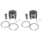 1984 Yamaha Phazer SE 480 PZ480 Piston Kit x2 +0.40" O/S Teflon Coated