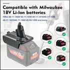 Adapter For Milwaukee M18 18V Battery Convert To Dyson V6 DC58 DC59 DC61 Animal