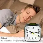 Elderly Friendly Silent Alarm Clock Designed for Easy Time Recognition