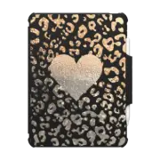 iPad Air 11-inch (M2/M3) Impact Folio Case GOLD HEART LEO