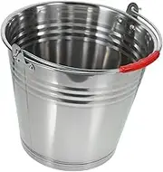 ABOOFAN Stainless Steel Bucket Poop Bucket Milk Bucket Stainless Steel Pail Bucket with Handle Thick Metal Bucket Stainless Steel Trashcan Sturdy Water Storage Bucket Plastic Round Wine