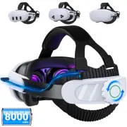 Upgraded Rechargeable Battery Head Strap for Meta Quest 3S/3/2 VR Headset, 80...
