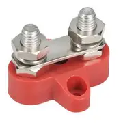 Narva Positive Double Stud Distribution Post With Bridging Strap M8 - 57014BL